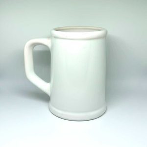 Chop cerámico ½ litro blanco