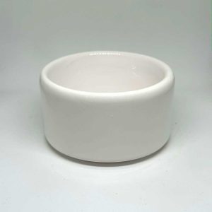 Manicero cerámico blanco