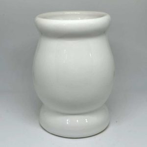 Mate criollo cerámico blanco