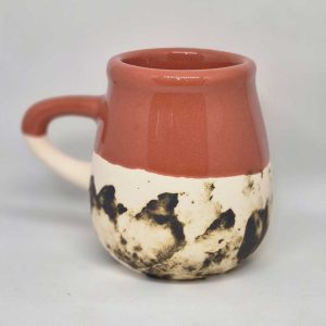 Mate liso cerámico rústico