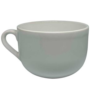 Tazón cerámico blanco