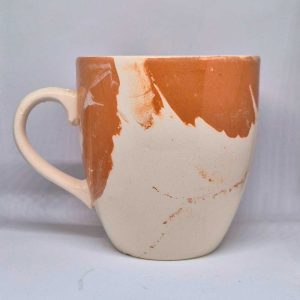 Jarro bombe cerámico marmolado