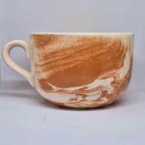 Tazón cerámico marmolado